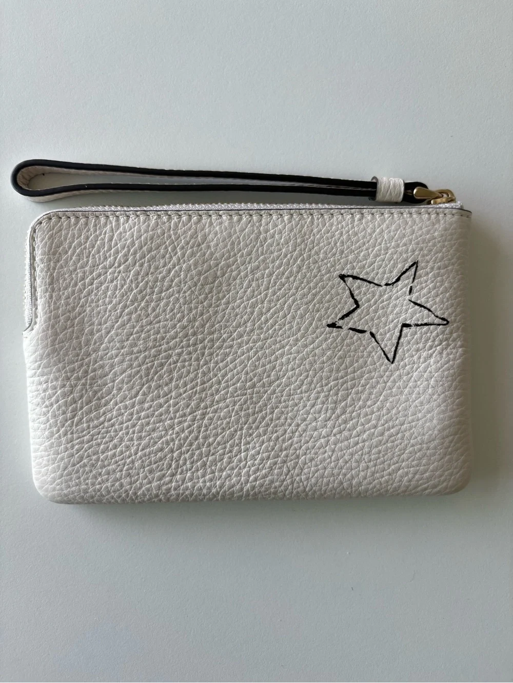 Coach Corner Zip Wristlet With Sketch Print Butterfly NWT